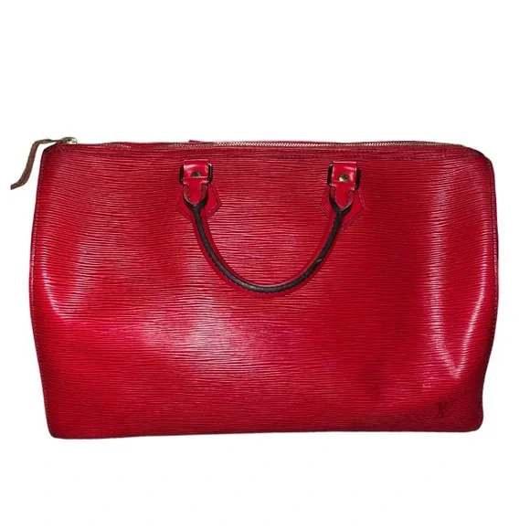 Louis Vuitton Castilian Red Speedy 35 - Picture 4 of 16